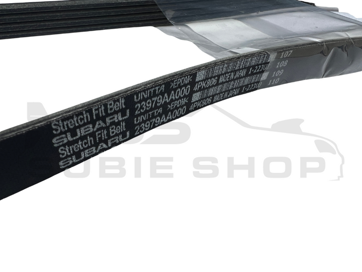 Genuine Subaru Impreza VA WRX STi EJ257 Turbo 2015 - 21 AC Stretch Fit Belt Kit