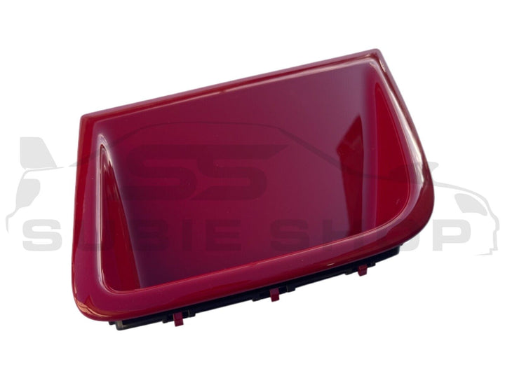 GENUINE Subaru Impreza 2008 - 14 G3 WRX STi Front Bumper Side Vent Bezel Red C7P