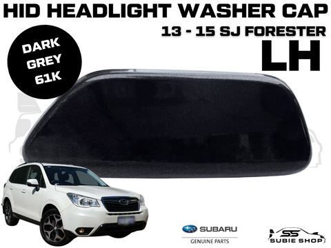 New Genuine Headlight Grey 61K Washer Cap Cover 2013 - 15 Subaru Forester SJ LH