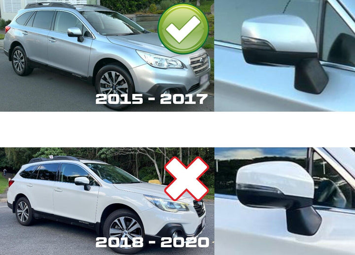 Genuine Subaru Outback BS 2015 - 17 Right Driver Side Mirror Cover Trim Panel