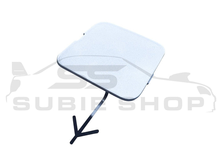 GENUINE Subaru Liberty Wagon 09-14 Rear Bumper Bar Tow Hook Cap Cover Silver G1U