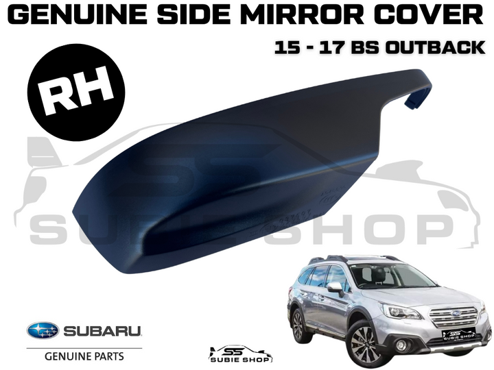 Genuine Subaru Outback BS 2015 - 17 Right Driver Side Mirror Cover Trim Panel