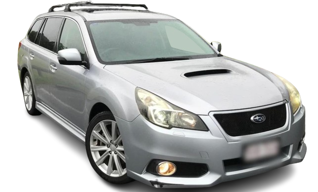 GENUINE Subaru Liberty Wagon 09 -14 Rear Bumper Bar Tow Hook Cap Cover Black D4S