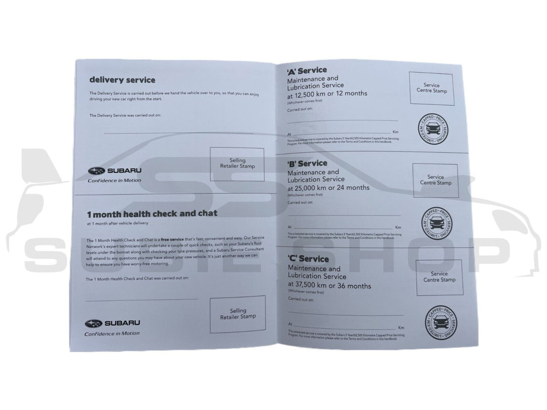 GENUINE Subaru Forester  Hybrid SK 21+ Factory Owners Manual Log Book Wallet Set