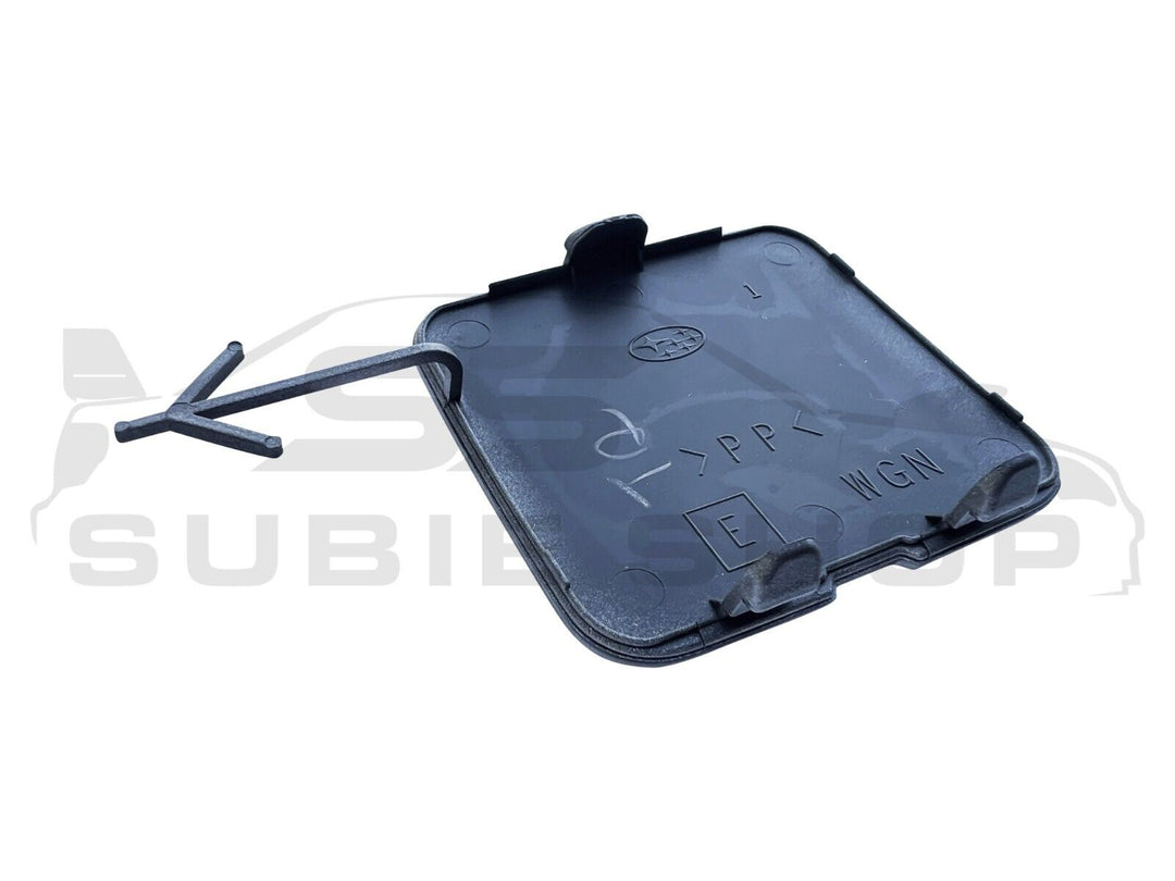 GENUINE Subaru Liberty Wagon 09-14 Rear Bumper Bar Tow Hook Cap Cover Silver G1U