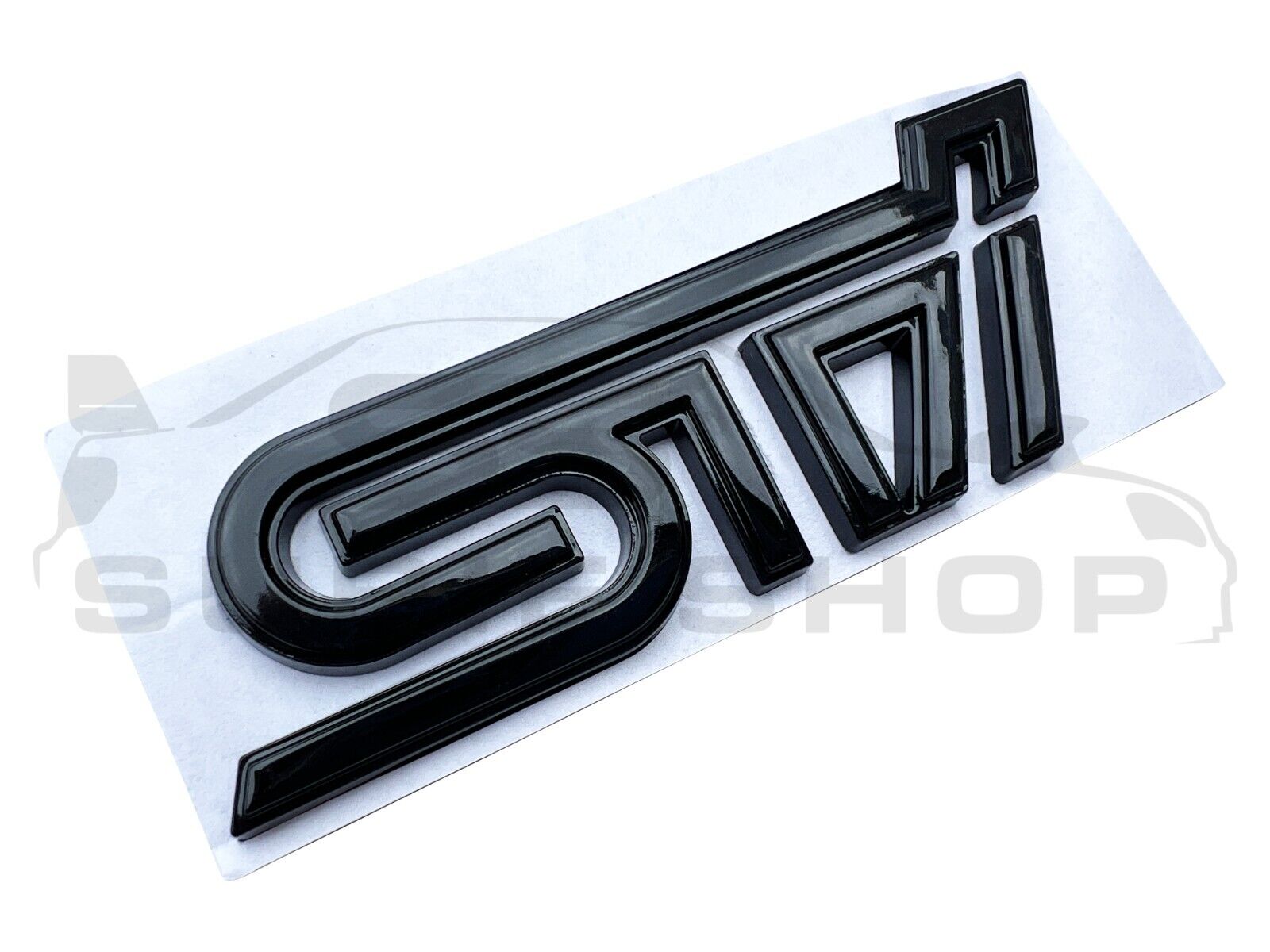 Metal 'STi' Rear Tailgate Decal Badge Emblem For Subaru Impreza WRX ST ...