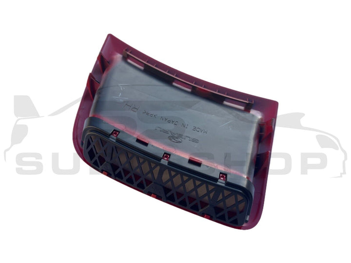 GENUINE Subaru Impreza 2008 - 14 G3 WRX STi Front Bumper Side Vent Bezel Red C7P
