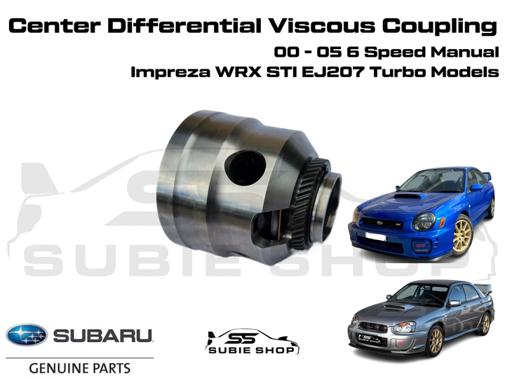 Subaru GD WRX STi 00-05 Gearbox Transmission Center Diff Viscous Coupling 6 Spd