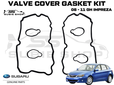GENUINE Subaru Impreza GH EJ20 Engine Valve Tapper Rocker Cover Gasket Plug Seal Set