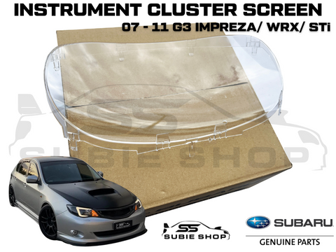 New Genuine Subaru Impreza 08 -14 GH WRX G3 Sti Instrument Cluster Speedo Glass