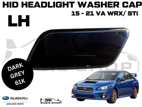 New Genuine Headlight Grey Washer Cap Cover 15-17 Subaru Impreza VA WRX STi LH