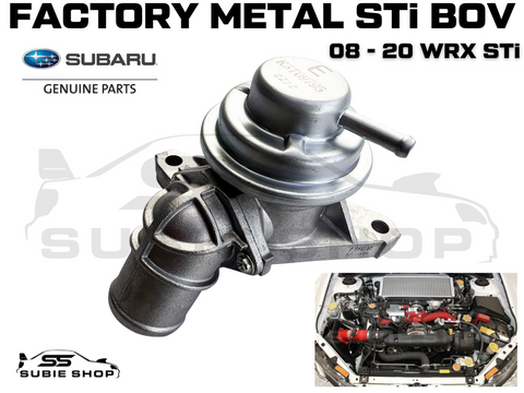GENUINE OEM Subaru Impreza WRX STi 08 - 21 Turbo BOV Metal Blow Off By