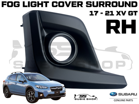 New GENUINE Subaru XV GT 2017 - 20 Fog Light Cover Trim Surround Bezel Right OEM