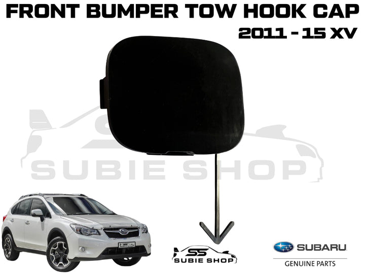 New GENUINE Subaru XV GP 11 - 15 Front Bumper Bar Tow Hook Cap Cover Unpainted