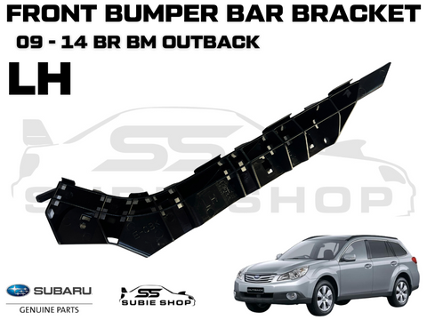 GENUINE Subaru Outback 09 -14 BR BM Front Bumper Bar Bracket Mount Slide Left LH