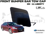 GENUINE Subaru Liberty 09 - 11 Front Bumper Bar Tow Hook Cap Cover Matt Black
