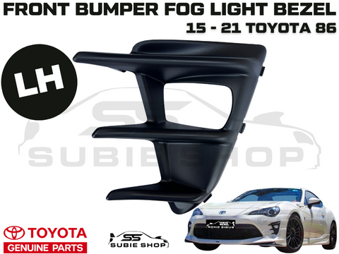 New GENUINE Toyota 86 15 - 21 Front Fog Light Lamp Bezel Cover Surround Left LH