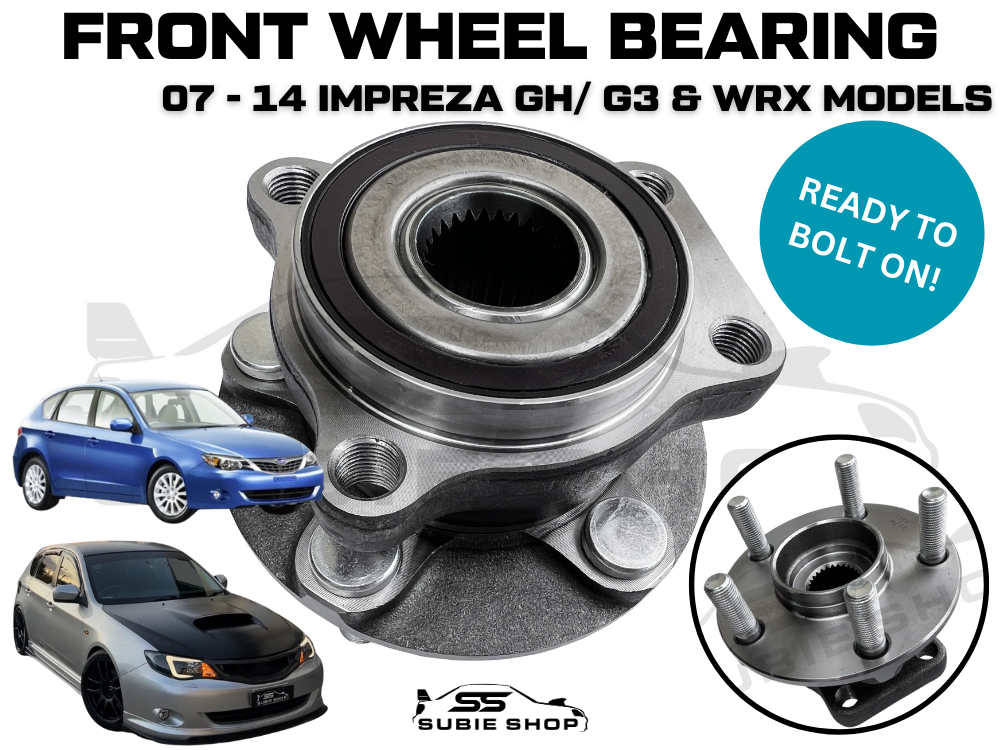 Complete Hub New Front Wheel Bearing Hub Assembly for Subaru Impreza GH G3 WRX 2007 ...