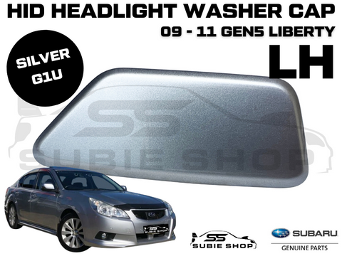 New Genuine Headlight Washer Cap Cover 09 - 11 Subaru Liberty Silver G1U Left LH