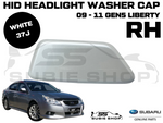 New Genuine Headlight Washer Cap Cover 09 -11 Subaru Liberty White 37J Right RH