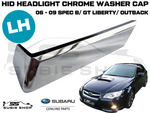 Genuine Headlight Chrome Washer Nozzle Cover Cap Subaru Liberty Outback 06-09 LH
