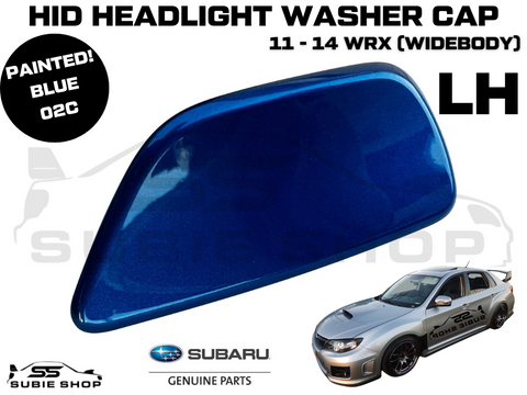 New Genuine Headlight Blue Washer Cap Cover 11 - 14 Subaru Impreza G3 WRX STi LH