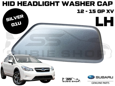 New GENUINE Subaru XV GP 12-15 Headlight Bumper Washer Cap Cover Left Silver G1U