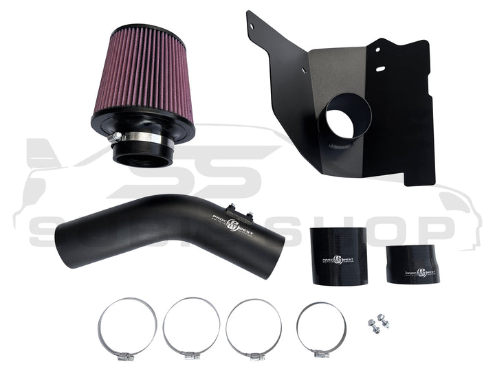 Process West Cold Air Intake K&N Hi Flow Filter for Subaru Forester Turbo 08 -12