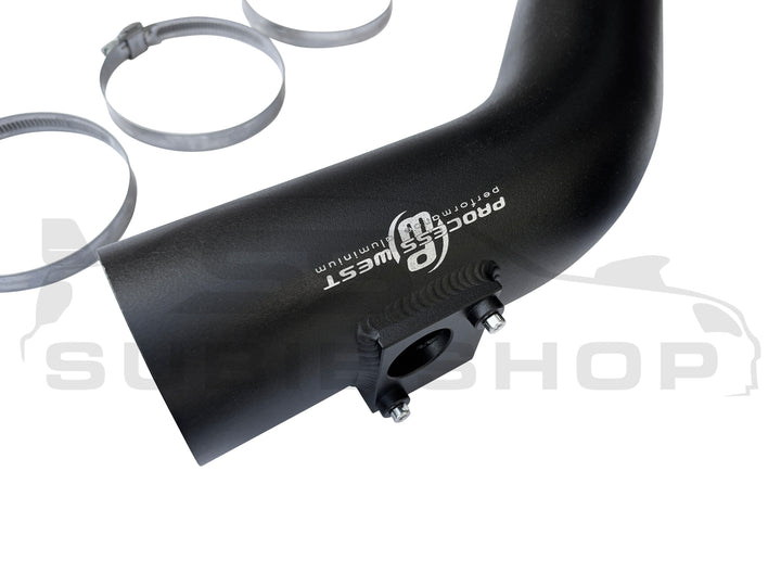 Process West Cold Air Intake K&N Hi Flow Filter for Subaru Forester Turbo 08 -12