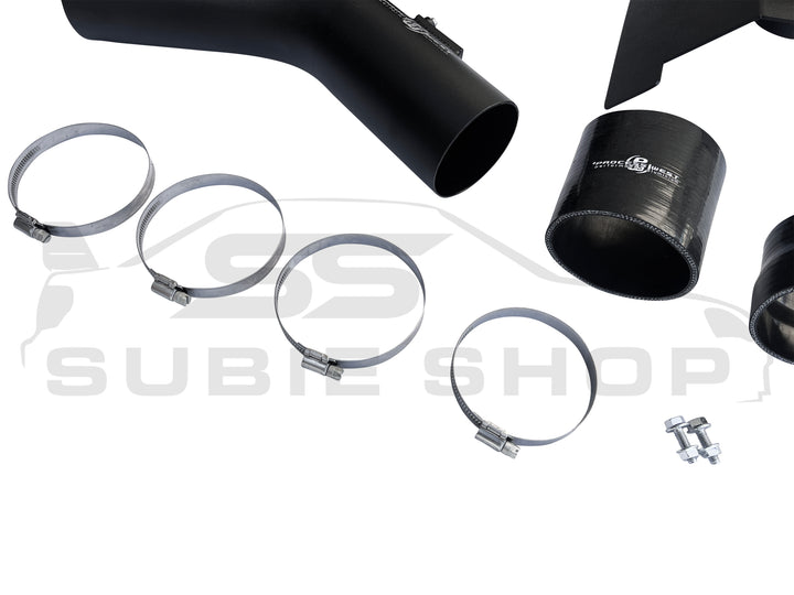 Process West Cold Air Intake K&N Hi Flow Filter for Subaru Forester Turbo 08 -12