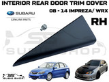 New Genuine Right Rear Door Interior Cover Panel Trim 08-14 Subaru Impreza GH G3