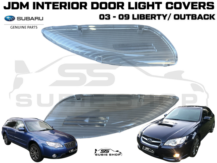 Subaru Liberty Outback 03-09 Door Trim Interior Lower Lamp Light Cover Clear JDM