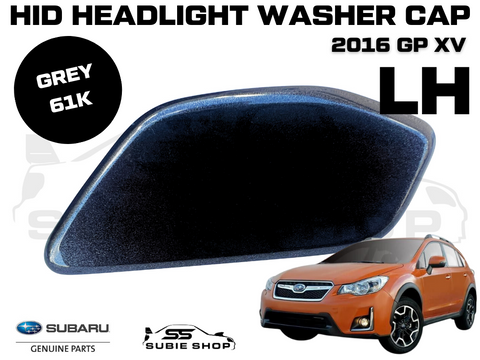 New GENUINE Subaru XV GP 2016 Headlight Bumper Washer Cap Cover Left Grey 61K