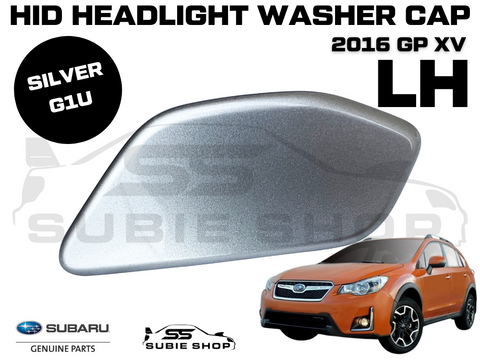 New GENUINE Subaru XV GP 2016 Headlight Bumper Washer Cap Cover Left Silver G1U