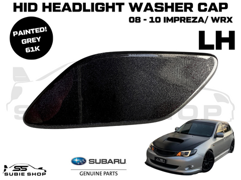 New Genuine Headlight Grey Washer Cap Cover 08 -10 Subaru Impreza G3 WRX STi LH