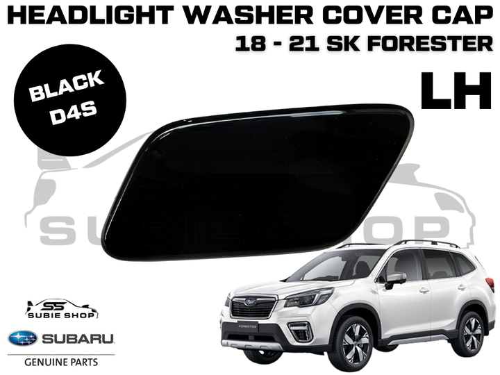 New Genuine Subaru Forester SK Headlight Washer Cap Cover 18 - 21 Left Black D4S