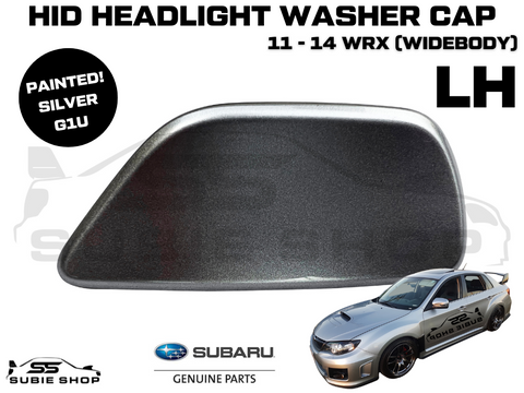 New Genuine Headlight Silver Washer Cap Cover 11-14 Subaru Impreza G3 WRX STi LH