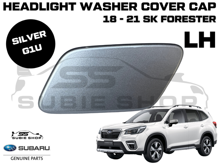 New Genuine Subaru Forester SK Headlight Washer Cap Cover 18 -21 Left Silver G1U