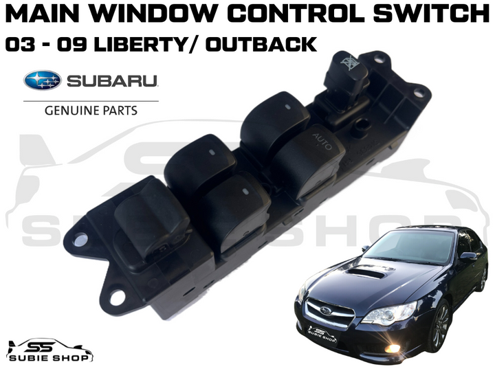 NEW GENUINE Subaru Liberty Outback 2003 - 2009 Main Master Window Control Switch