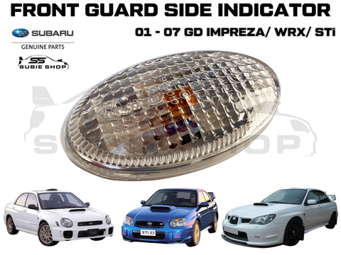New Genuine Subaru Impreza GD WRX STi 01-7 Side Guard Indicator Light Left Right