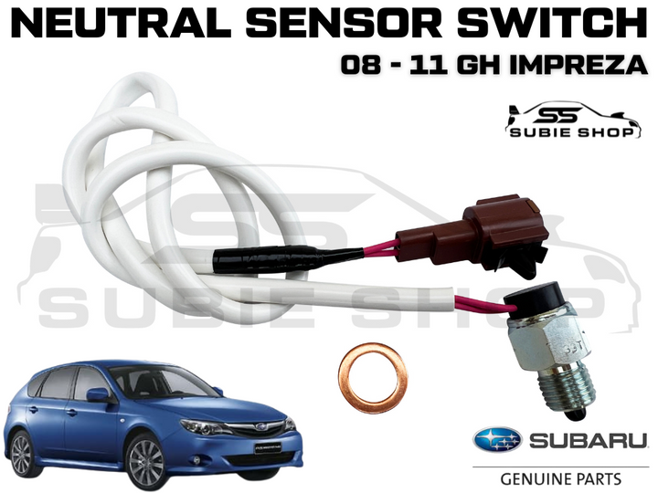 Genuine Transmission Gearbox Neutral Sensor Switch 08 - 11 Subaru Impreza GH G3