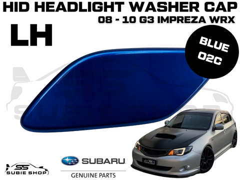 New Genuine Headlight Blue Washer Cap Cover 08 -10 Subaru Impreza G3 WRX STi LH