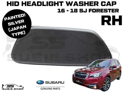 New Genuine Headlight Silver Washer Cap Cover 2016 - 18 Subaru Forester SJ RH