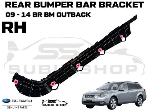 GENUINE Subaru Outback 09-14 BR Rear Bumper Bar Bracket Mount Slide Ri ...