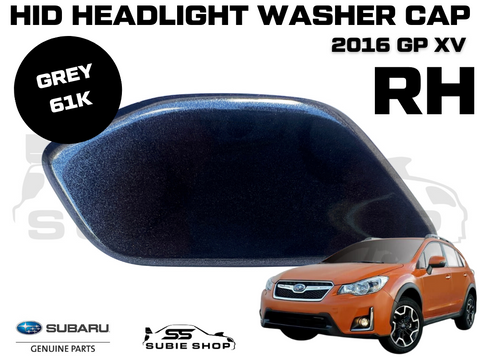 New GENUINE Subaru XV GP 2016 Headlight Bumper Washer Cap Cover Right Grey 61K