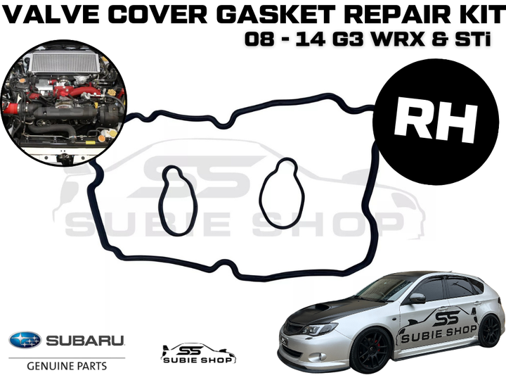 GENUINE Subaru Impreza G3 WRX & STi Valve Tapper Rocker Cover Gasket Seal Set RH