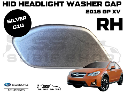 New GENUINE Subaru XV GP 2016 Headlight Bumper Washer Cap Cover Right Silver G1U