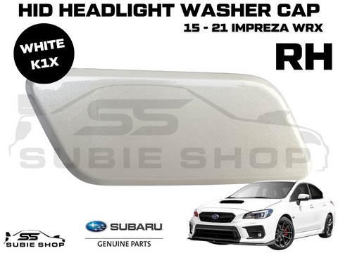 New Genuine Headlight White Washer Cap Cover 15 -17 Subaru Impreza VA WRX STi RH