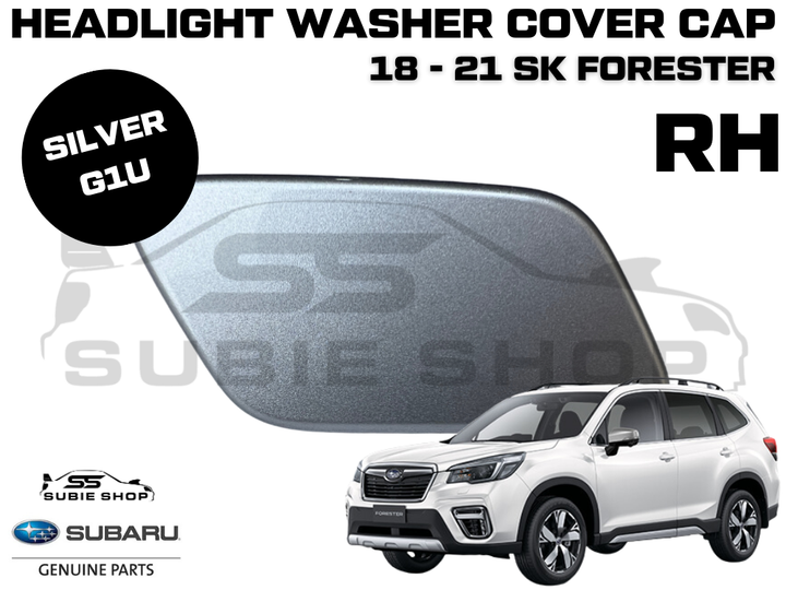 New Genuine Subaru Forester SK Headlight Washer Cap Cover 18-21 Right Silver G1U