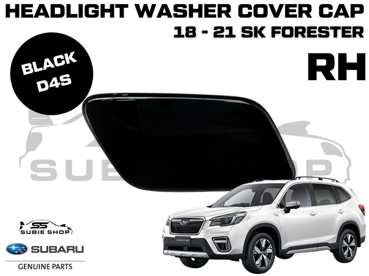 New Genuine Subaru Forester SK Headlight Washer Cap Cover 18 -21 Right Black D4S